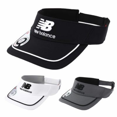 ニューバランス マグネット式マーカー付き バイザー 0125987005 メンズ ゴルフキャップ 帽子 new balance 2025春夏モデル 日本正規品