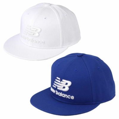 ニューバランス 刺繍ロゴ フラットブリムキャップ 0125987006 メンズ ゴルフキャップ 帽子 new balance 2025春夏モデル 日本正規品