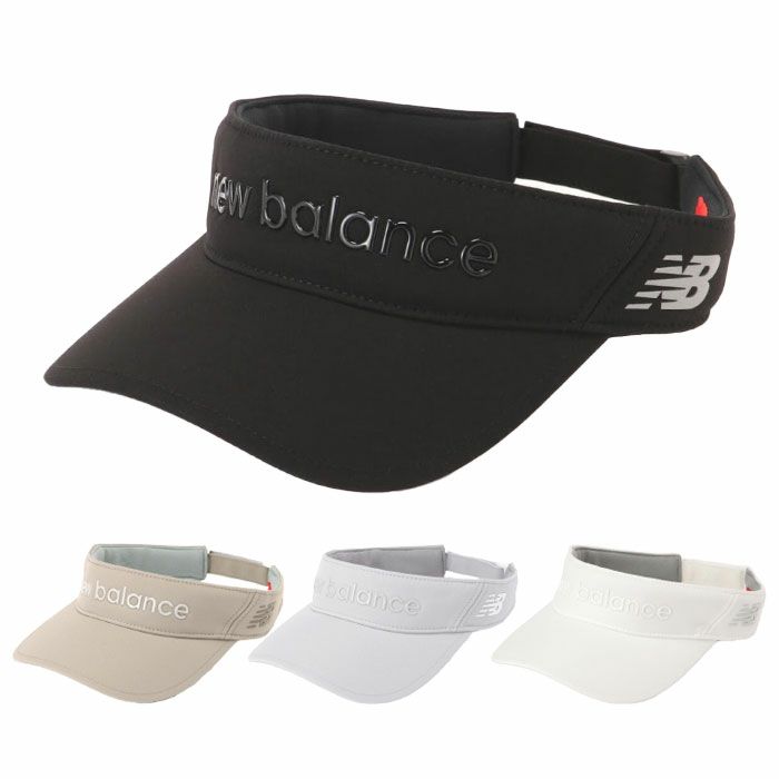 ニューバランスロゴバイザー0125987002メンズゴルフキャップ帽子newbalance2025春夏モデル日本正規品