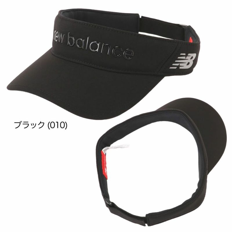 ニューバランスロゴバイザー0125987002メンズゴルフキャップ帽子newbalance2025春夏モデル日本正規品