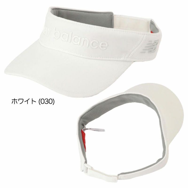 ニューバランスロゴバイザー0125987002メンズゴルフキャップ帽子newbalance2025春夏モデル日本正規品