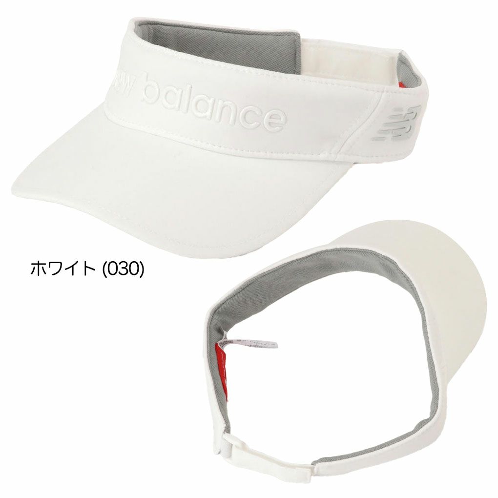 ニューバランスロゴバイザー0125987002メンズゴルフキャップ帽子newbalance2025春夏モデル日本正規品