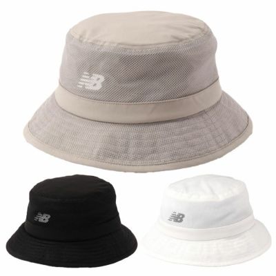 ニューバランス タフタ×メッシュ バケットハット 0125987003 メンズ ゴルフキャップ 帽子 new balance 2025春夏モデル 日本正規品