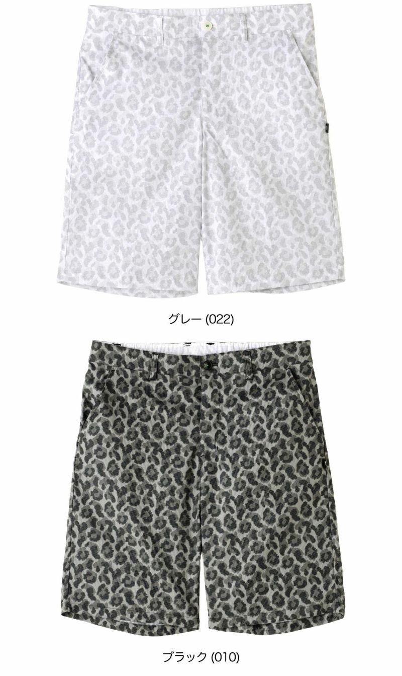 ニューバランスピクセルレオパード柄ハーフパンツ012-5132004メンズゴルフウェアnewbalance2025春夏モデル