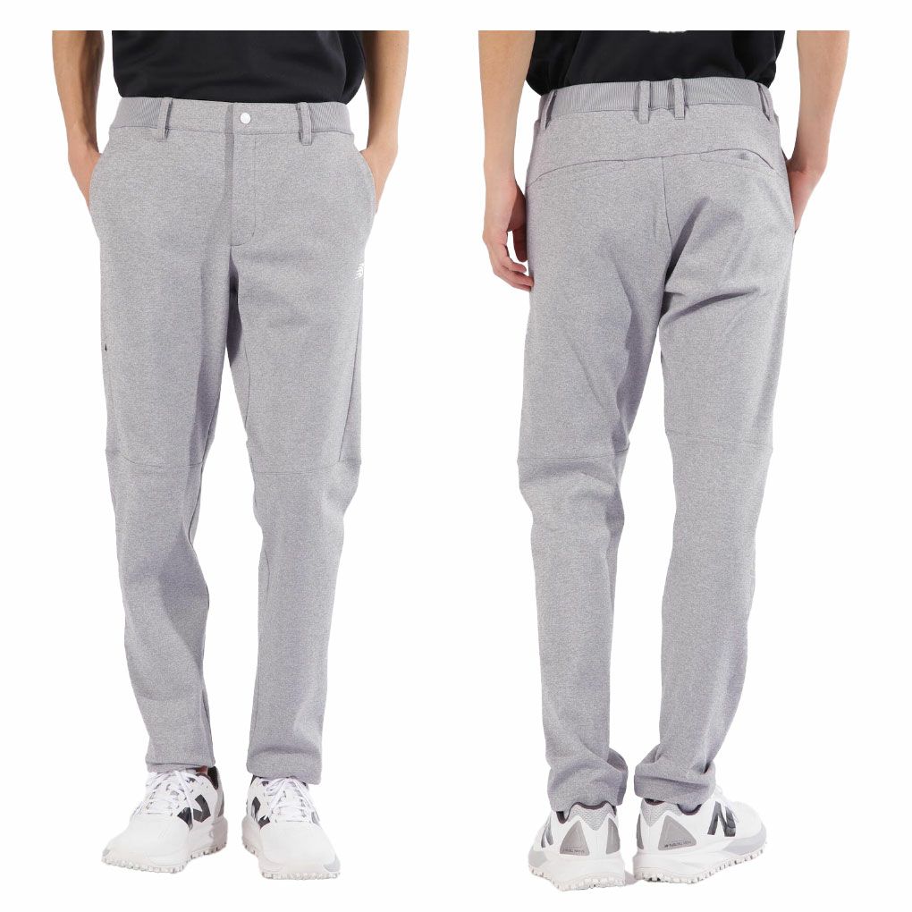 ニューバランス軽量ダンボールニット×裏メッシュスウェットテーパードロングパンツ012-5136003メンズゴルフウェアnewbalance2025春夏モデル