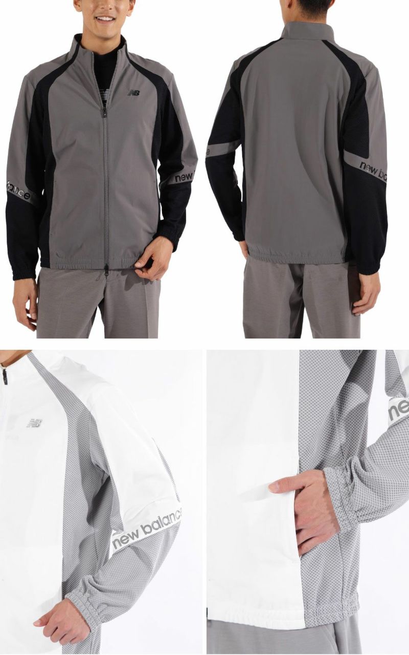 ニューバランスストレッチスウェットフルジップブルゾン012-5162002メンズゴルフウェアnewbalance2025春夏モデル日本正規品