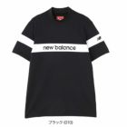 ニューバランス配色ラインロゴ半袖モックネックプルオーバー012-5166002メンズゴルフウェアnewbalance2025春夏モデル日本正規品
