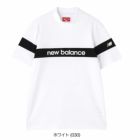 ニューバランス配色ラインロゴ半袖モックネックプルオーバー012-5166002メンズゴルフウェアnewbalance2025春夏モデル日本正規品