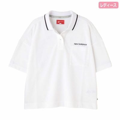 ニューバランス ハーフスリーブ ビッグポロシャツ 012-5160501 レディース ゴルフウェア newbalance 2025春夏モデル 日本正規品