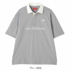 ニューバランス接触冷感UVカット半袖ラガーシャツ012-5166004メンズゴルフウェアnewbalance2025春夏モデル日本正規品