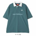 ニューバランス接触冷感UVカット半袖ラガーシャツ012-5166004メンズゴルフウェアnewbalance2025春夏モデル日本正規品