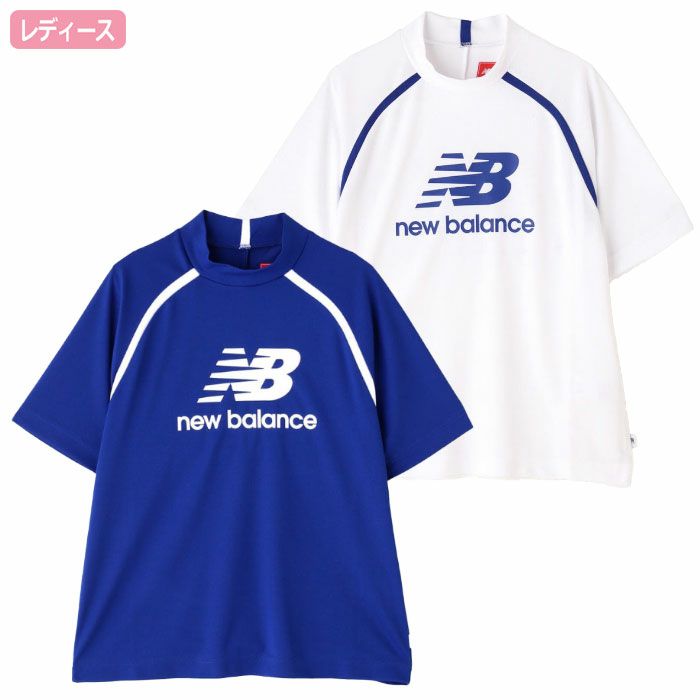 ニューバランハーフスリーブモックネックプルオーバー012-5166511レディースゴルフウェアnewbalance2025春夏モデル日本正規品