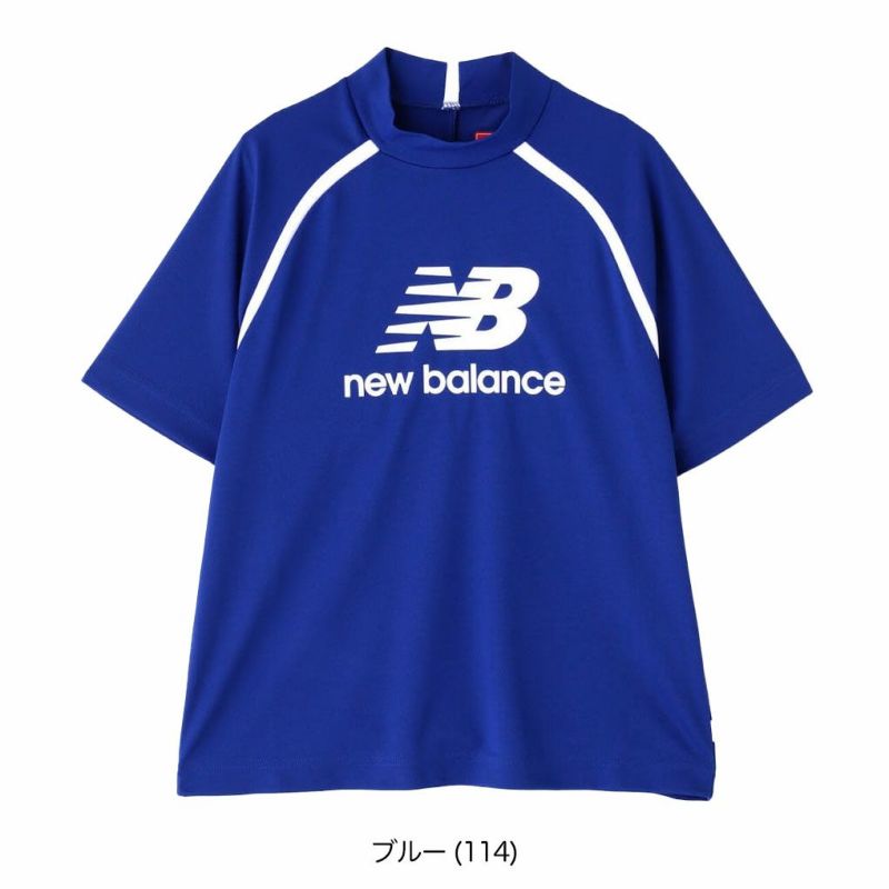 ニューバランハーフスリーブモックネックプルオーバー012-5166511レディースゴルフウェアnewbalance2025春夏モデル日本正規品