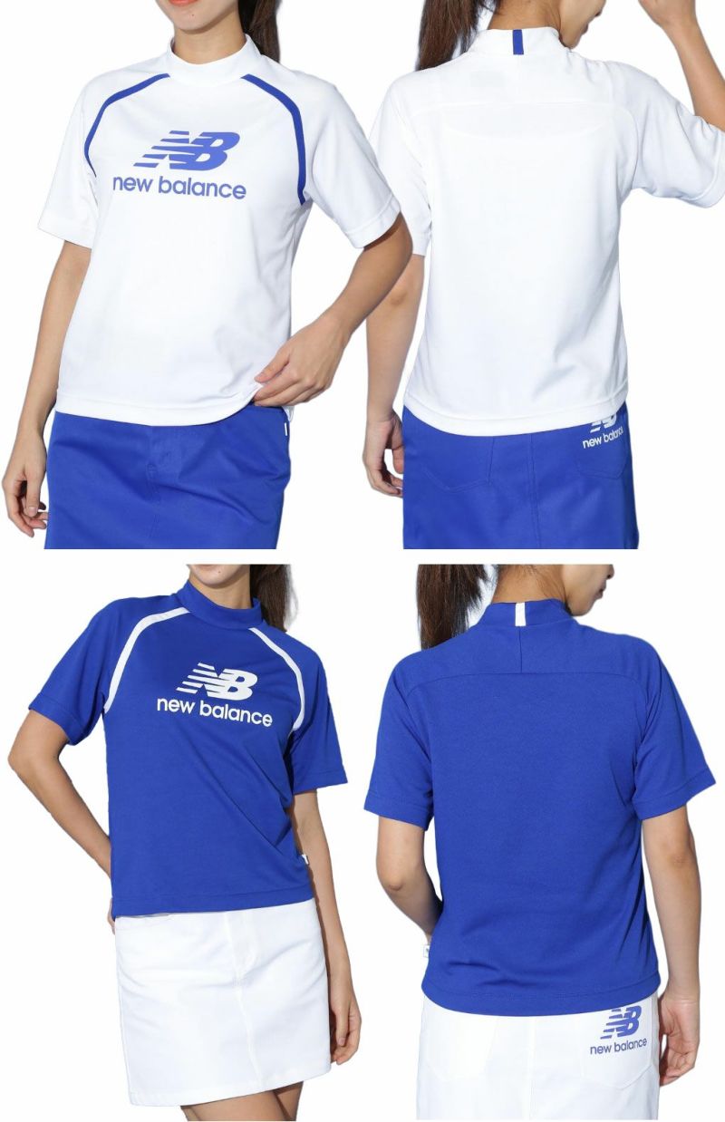 ニューバランハーフスリーブモックネックプルオーバー012-5166511レディースゴルフウェアnewbalance2025春夏モデル日本正規品