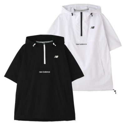 ニューバランス 撥水 防風 ハーフジップ プルオーバー フーディー 012-5121001 メンズ ゴルフウェア newbalance 2025春夏モデル 日本正規品