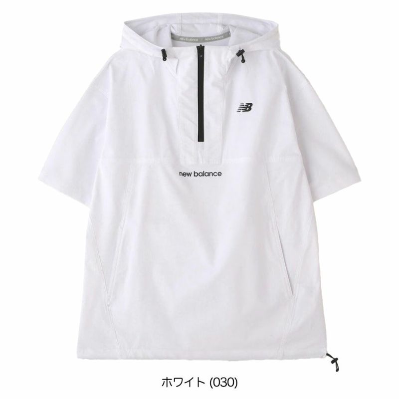 ニューバランス撥水防風ハーフジッププルオーバーフーディー012-5121001メンズゴルフウェアnewbalance2025春夏モデル日本正規品