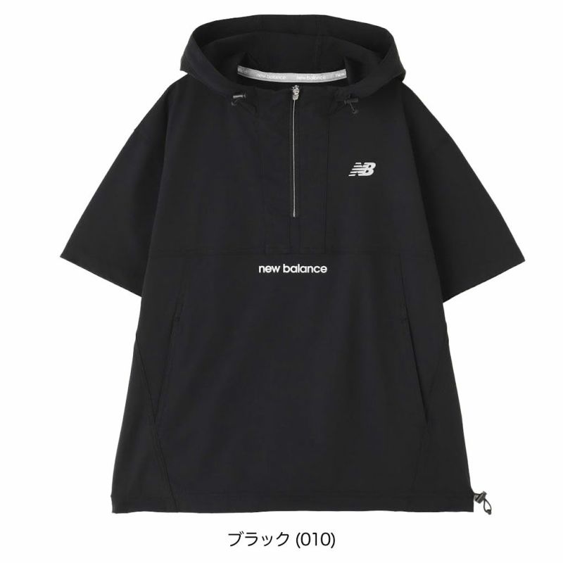 ニューバランス撥水防風ハーフジッププルオーバーフーディー012-5121501レディースゴルフウェアnewbalance2025春夏モデル日本正規品