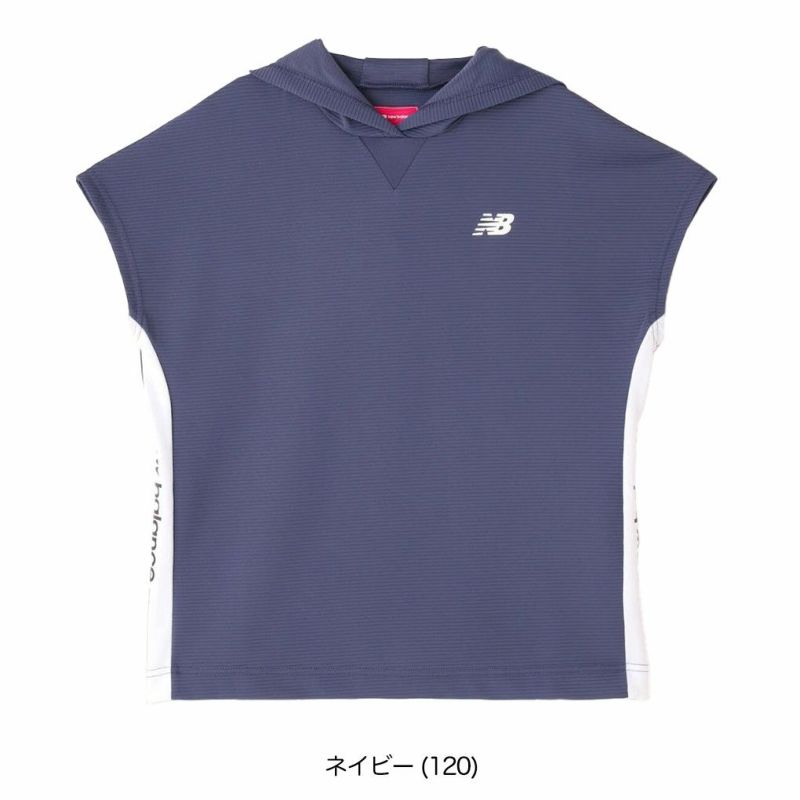 ニューバランス接触冷感フレンチスリーブプルオーバーフーディー012-5164503レディースゴルフウェアnewbalance2025春夏モデル日本正規品