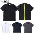 SY32GOLFSYG-25S020ゴルフウェア3D-FACEBACKNEONMOCK半袖メンズ日本正規品2025春夏モデル