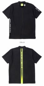 SY32GOLFSYG-25S020ゴルフウェア3D-FACEBACKNEONMOCK半袖メンズ日本正規品2025春夏モデル