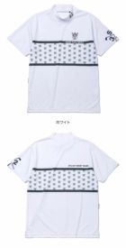 SY32GOLFSYG-25S035ゴルフウェアGRAPHICCROSSLOGOMOCK半袖メンズ日本正規品2025春夏モデル