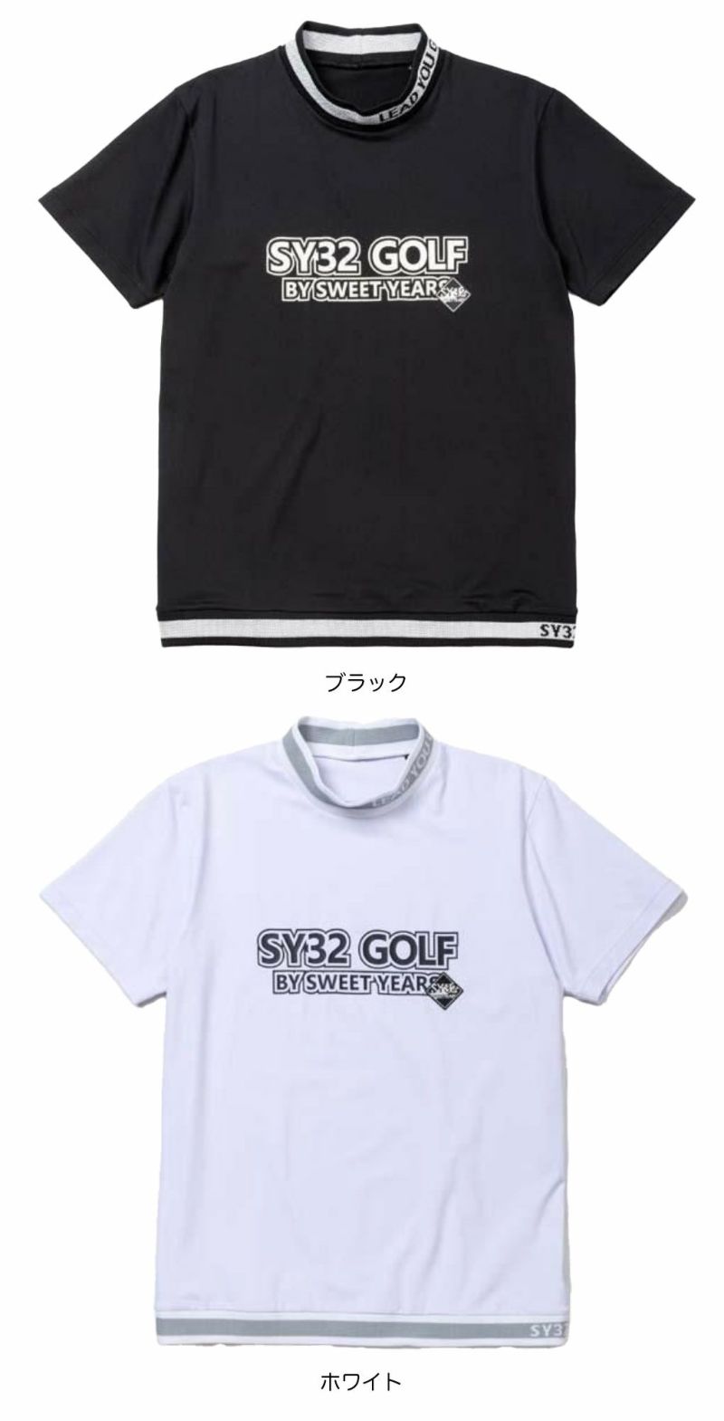 SY32GOLFSYG-25S038ゴルフウェアLIGHTSTRETCHLOGOMOCK半袖メンズ日本正規品2025春夏モデル