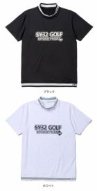 SY32GOLFSYG-25S038ゴルフウェアLIGHTSTRETCHLOGOMOCK半袖メンズ日本正規品2025春夏モデル
