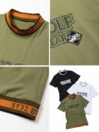 SY32GOLFSYG-25S038ゴルフウェアLIGHTSTRETCHLOGOMOCK半袖メンズ日本正規品2025春夏モデル