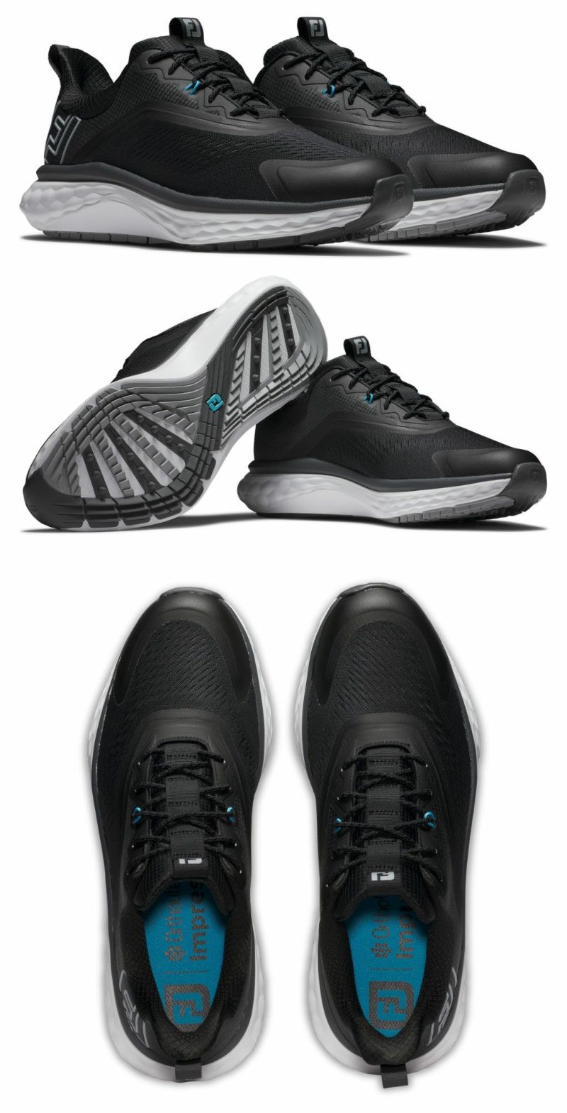 フットジョイゴルフシューズMEN'SFJクオンタムLACEDスパイクレスメンズ靴FOOTJOY2025年モデル日本正規品
