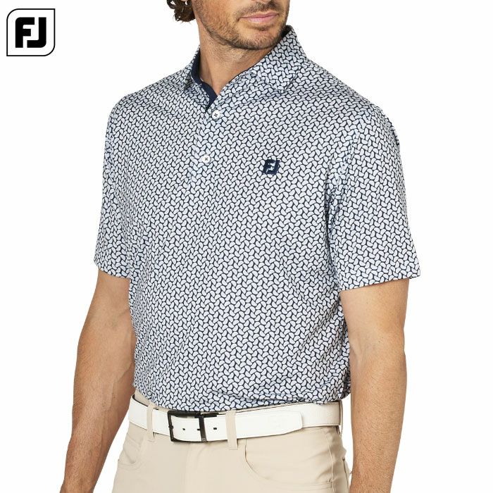 フットジョイシトラスプリント半袖シャツFJ-F25-S19メンズゴルフウェアFOOTJOY2025春夏モデル日本正規品