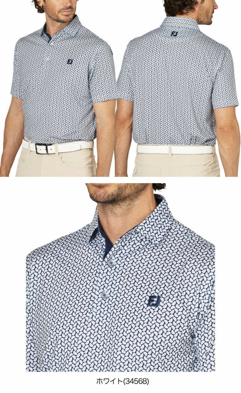 フットジョイシトラスプリント半袖シャツFJ-F25-S19メンズゴルフウェアFOOTJOY2025春夏モデル日本正規品