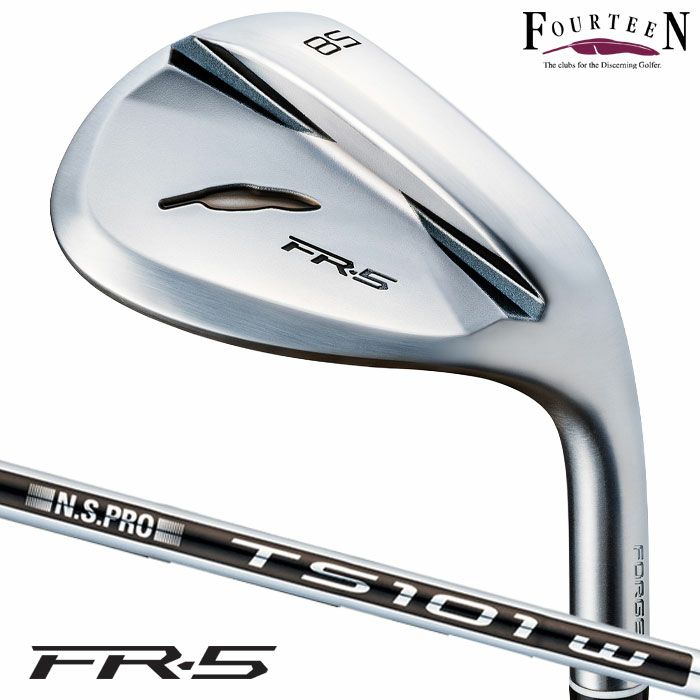 フォーティーンFR-5ウェッジパールサテン仕上げメンズ右用N.S.PROTS-101wスチールシャフトFourteen日本正規品