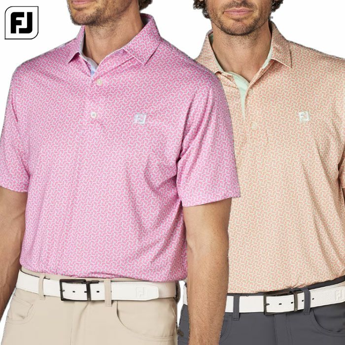 フットジョイシトラスプリント半袖シャツFJ-F25-S19メンズゴルフウェアFOOTJOY2025春夏モデル日本正規品