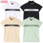 ニューバランス円形配色ロゴライン半袖モックネックプルオーバー012-5166509レディースゴルフウェアnewbalance2025春夏モデル日本正規品