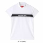 ニューバランス円形配色ロゴライン半袖モックネックプルオーバー012-5166509レディースゴルフウェアnewbalance2025春夏モデル日本正規品