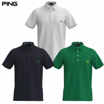 ピン PING ピンメッシュ半袖ポロシャツ 621-5160213 メンズ ゴルフウェア 2025春夏モデル 日本正規品