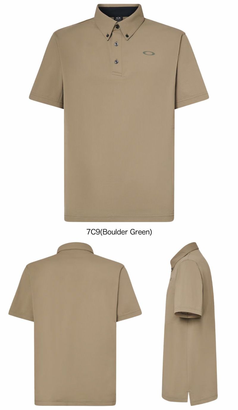 オークリーゴルフウェアFOA407567メンズ半袖シャツ2025春夏モデルOAKLEY日本正規品
