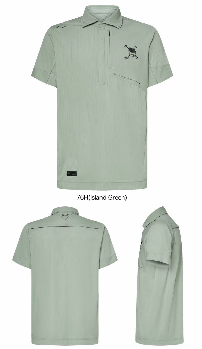オークリーゴルフウェアFOA407672メンズ半袖シャツ2025春夏モデルOAKLEY日本正規品