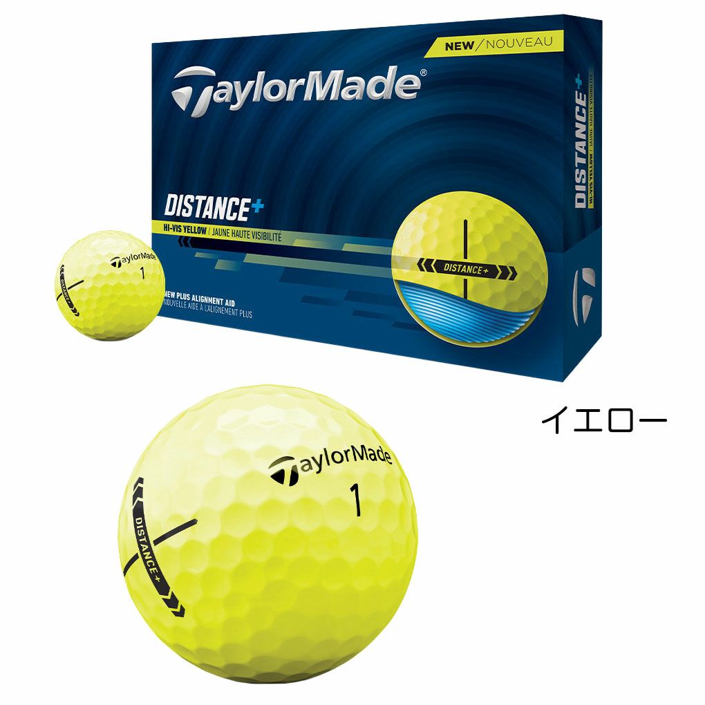 テーラーメイド2025ディスタンス+ゴルフボール1ダース全12球2ピース2025年モデルTaylorMade日本正規品