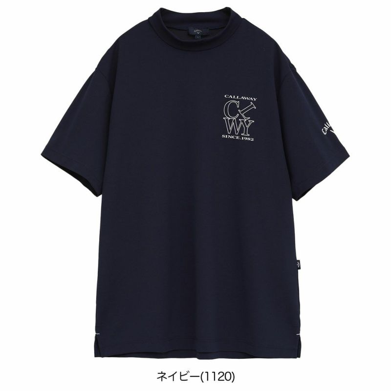 キャロウェイ ハイゲージカノコモックネックシャツ C25234100 メンズ