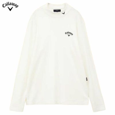 キャロウェイ 裏起毛 スムース モックネック 長袖シャツ C24233108 メンズ Callaway ゴルフウェア 2024秋冬モデル 日本正規品