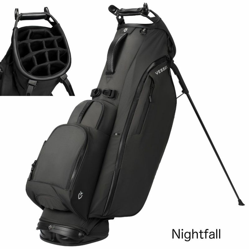 VESSELキャディバッグPlayerAirStandスタンドバッグ14分割トップベゼルゴルフ2025年モデルUSA直輸入品