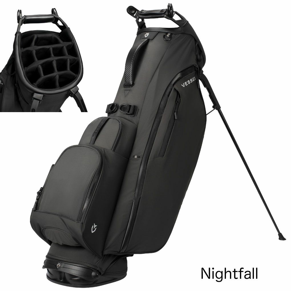 VESSELキャディバッグPlayerAirStandスタンドバッグ14分割トップベゼルゴルフ2025年モデルUSA直輸入品
