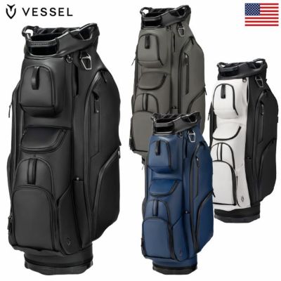 VESSEL キャディバッグ Lux Pro Cart カートバッグ 15分割トップ ベゼル ゴルフ 2025年モデル USA直輸入品