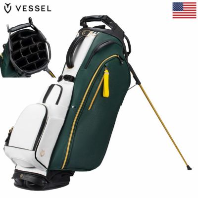 VESSEL キャディバッグ 2025 Season Opener Player V Pro スタンドバッグ 14分割トップ ベゼル ゴルフ 2025年モデル USA直輸入品