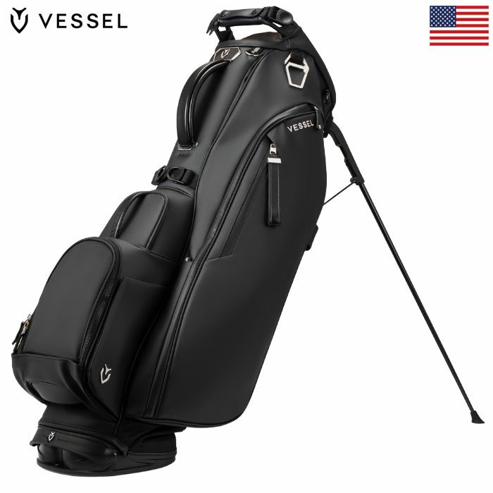 VESSEL スタンドキャディーバッグ VESSEL ベゼル ゴルフ スタンド キャディバッグ プロ スタンドバッグ