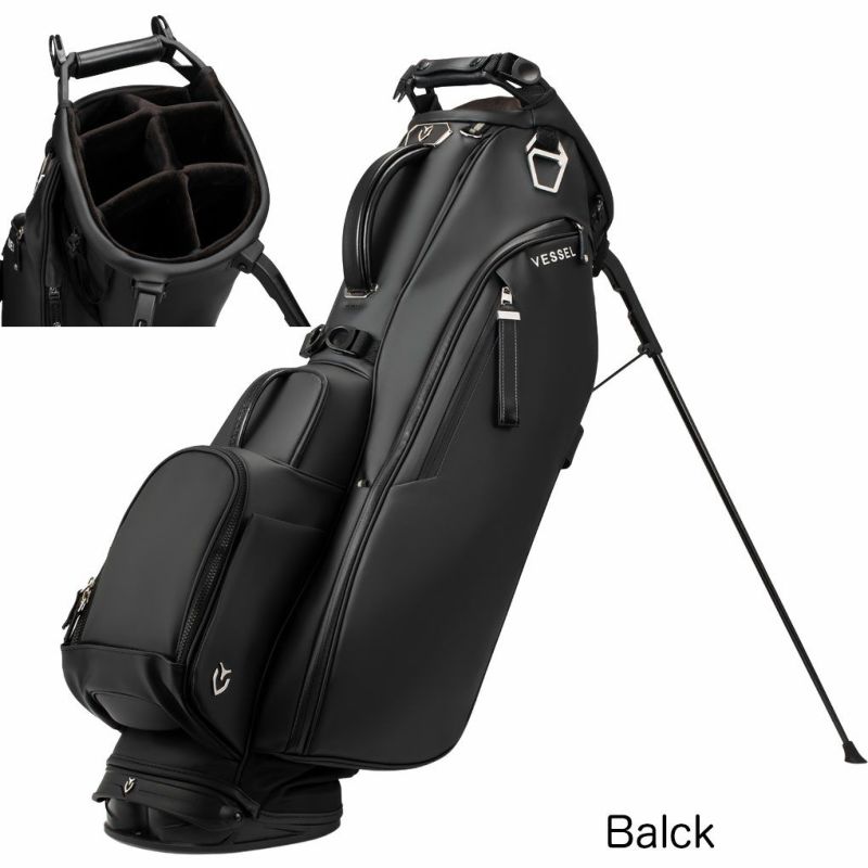 VESSEL キャディバッグ Player V Stand スタンドバッグ 6分割トップ