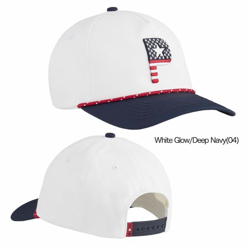 プーマゴルフキャップパースアンドストライプ5パネルキャップ026136メンズゴルフキャップ帽子PUMA2025春夏モデル日本正規品