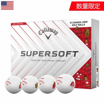 【数量限定】キャロウェイ SUPERSOFT CANADA ゴルフボール 1ダース 全12球入 限定モデル 2025年モデル Callaway USA直輸入品 並行輸入