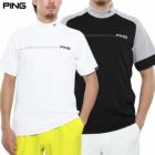 ピンPING涼風テラカノコ半袖ハイネックシャツ621-5167303メンズゴルフウェア2025春夏モデル日本正規品